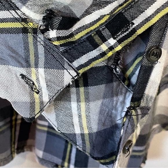 Lane Bryant Plaid Popover Top‎ - Picture 8 of 10